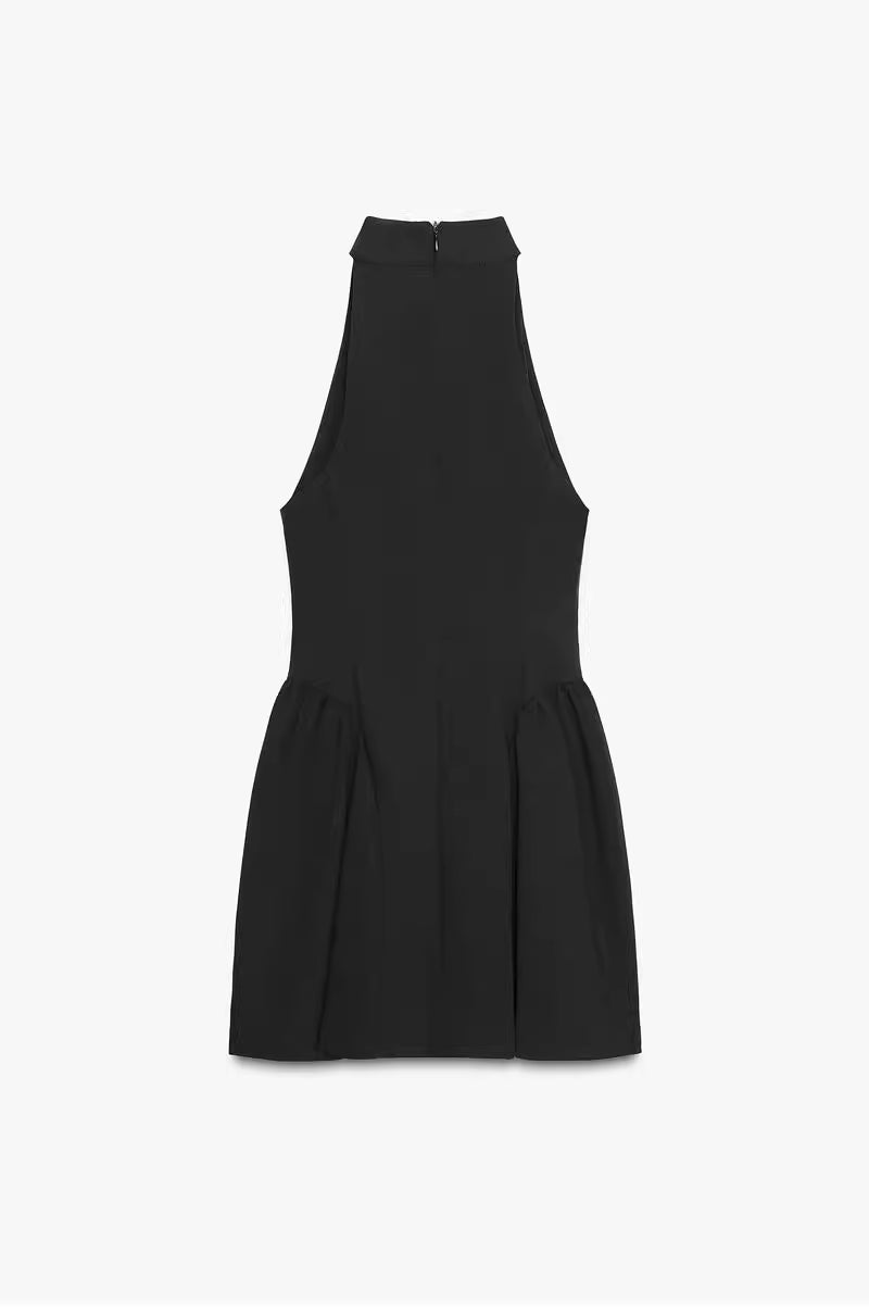 Mini-Kleid mit Drapiertem Effekt