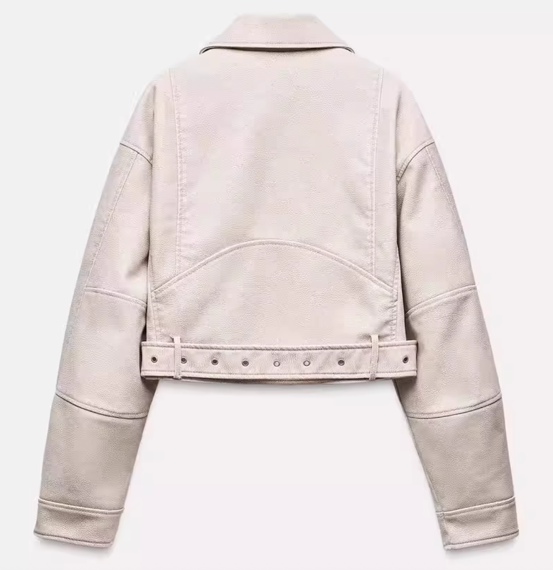 Kurze Lederjacke