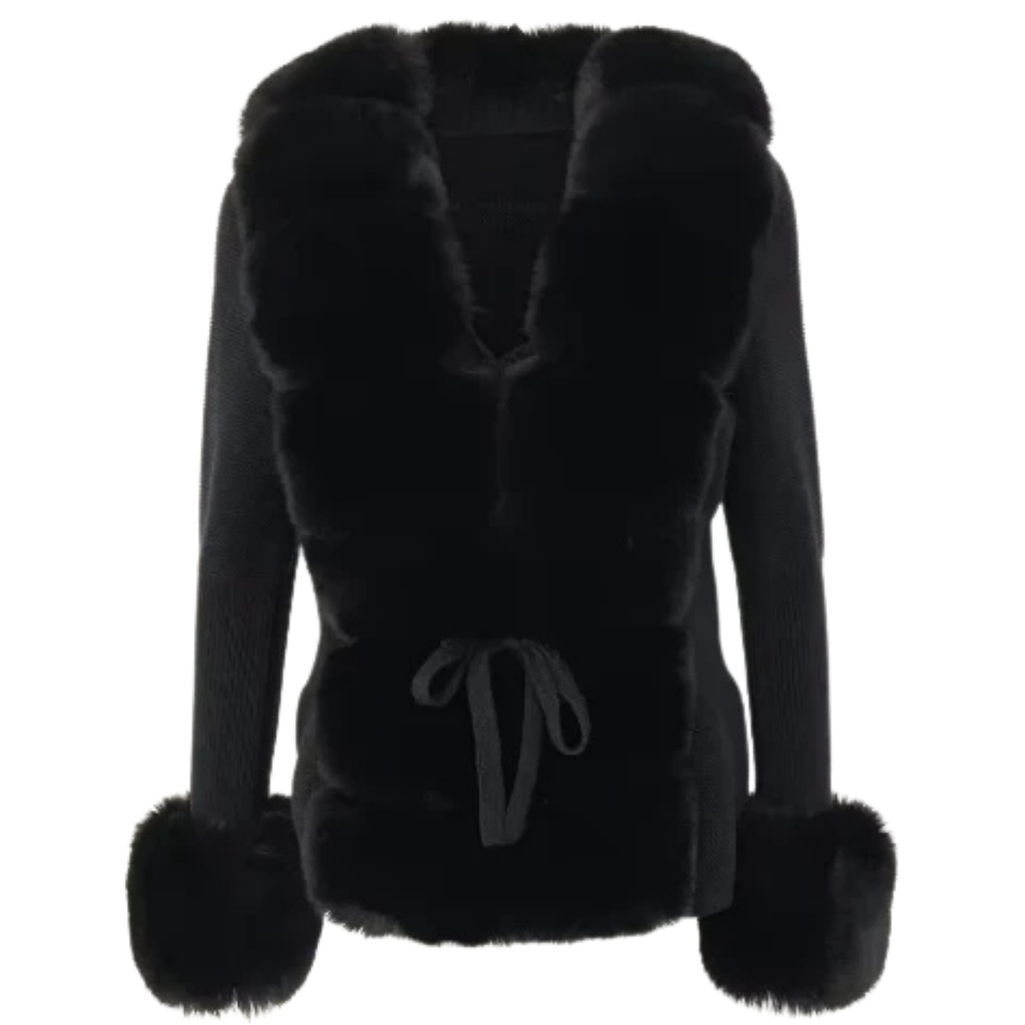 LISA Cardigan mit Fell