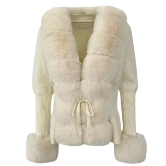 LISA Cardigan mit Fell