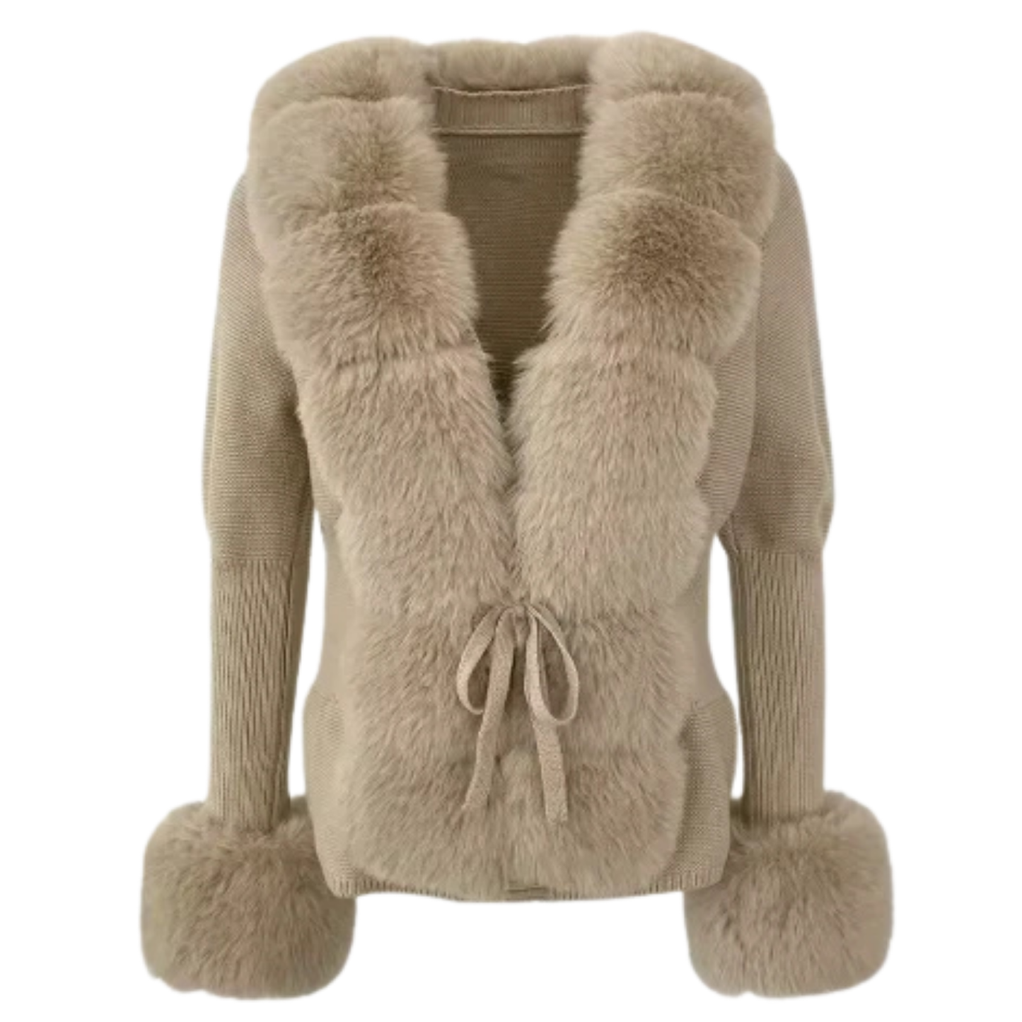 LISA Cardigan mit Fell