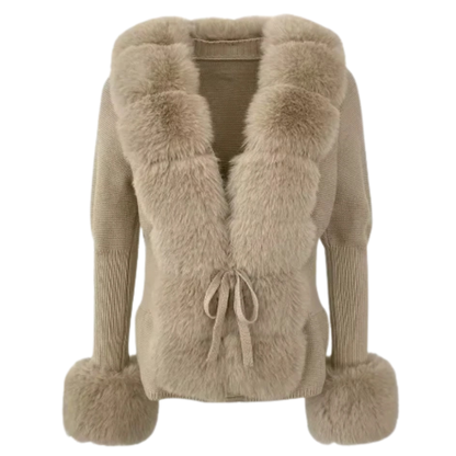 LISA Cardigan mit Fell