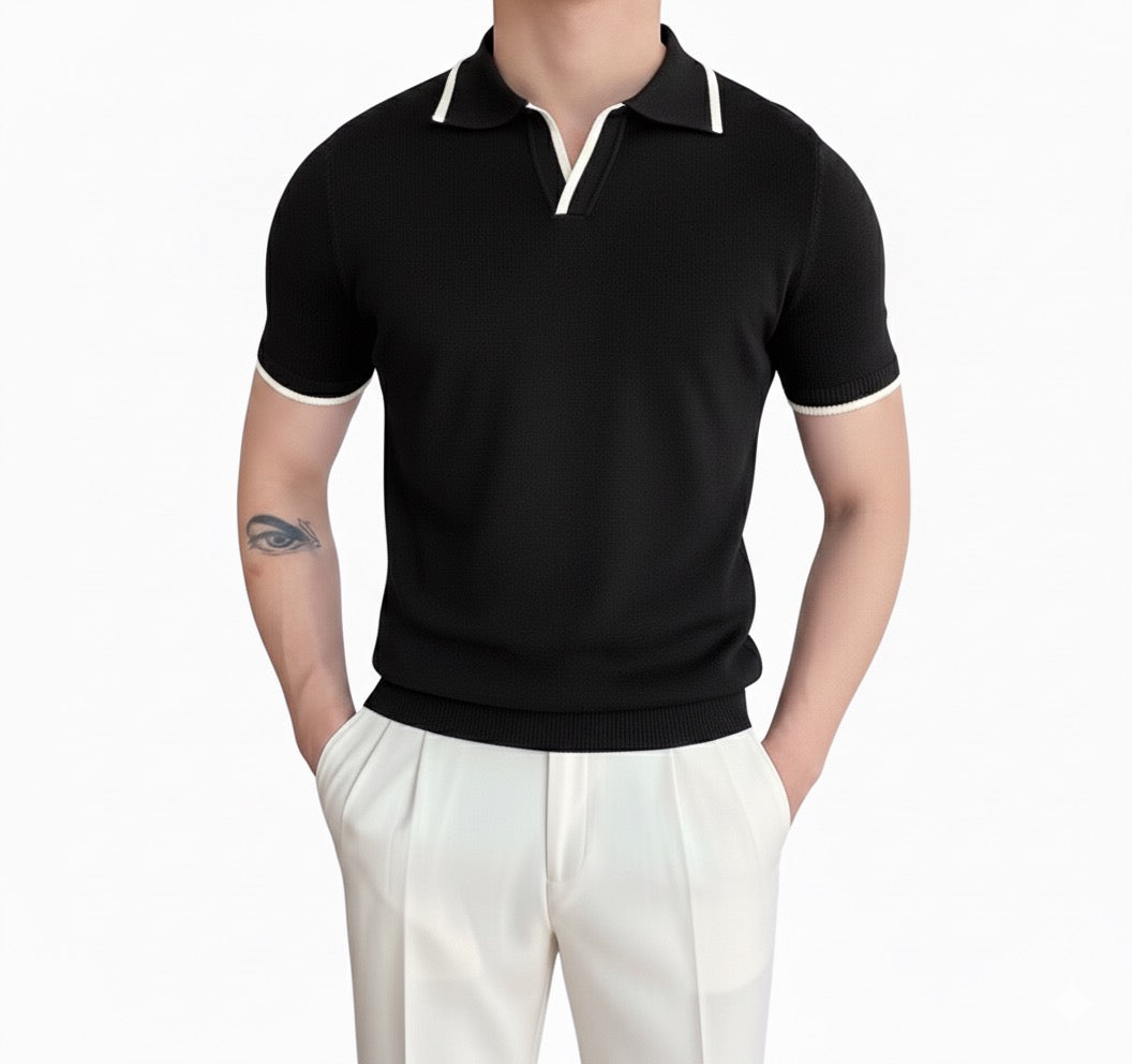 Lunvye Old Money Polo Shirt