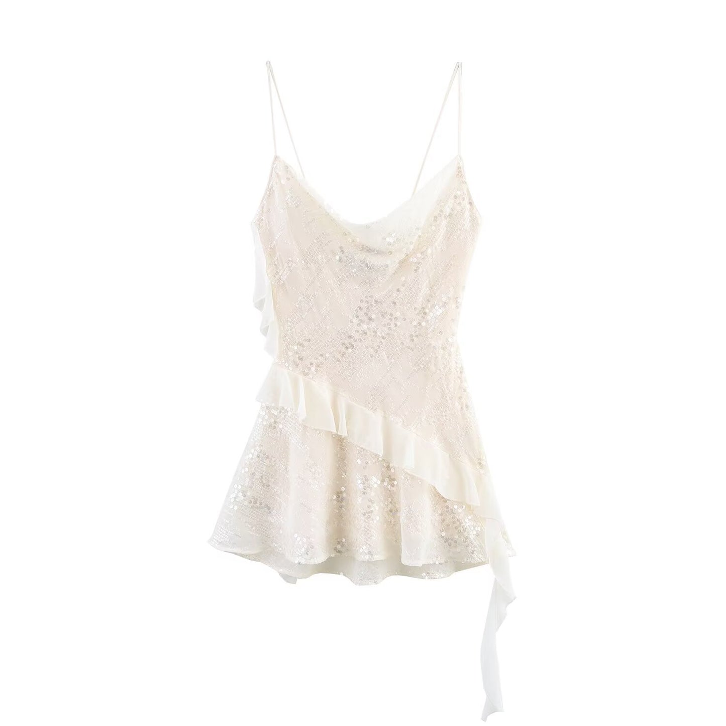 Slipkleid mit Pailletten