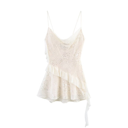 Slipkleid mit Pailletten