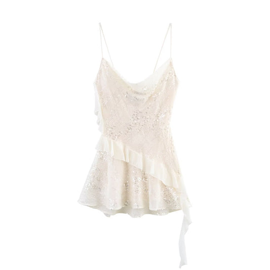 Slipkleid mit Pailletten