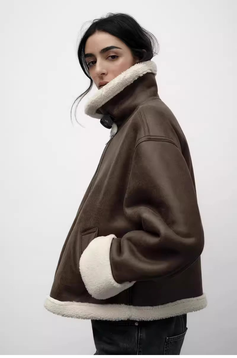 Warme Kurzmantel Jacke