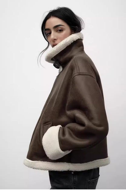 Warme Kurzmantel Jacke