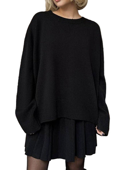 Co-Ord Set mit Oversize Pullover Damen