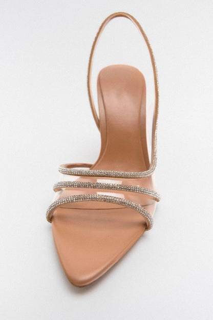 Glanz Slingback Heels
