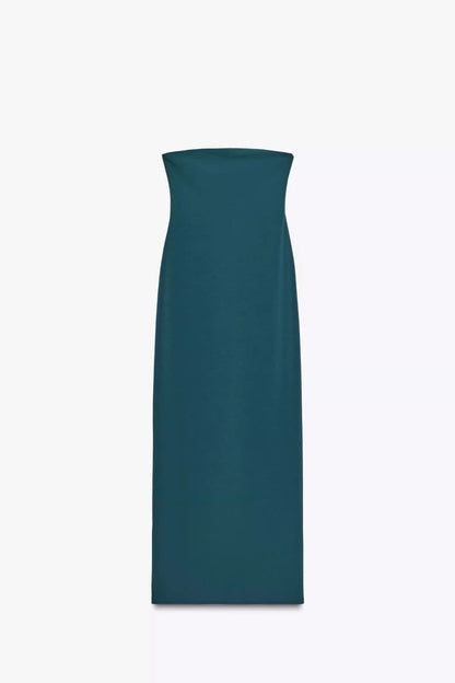 Trägerloses Maxi-Kleid