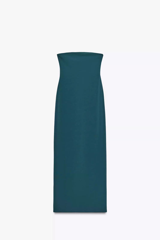 Trägerloses Maxi-Kleid