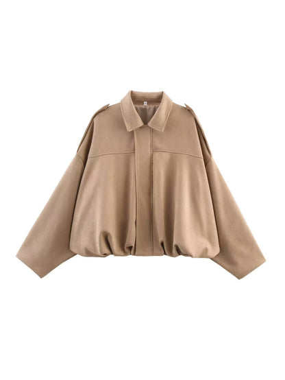 Oversized Bomberjacke mit Ballonärmeln