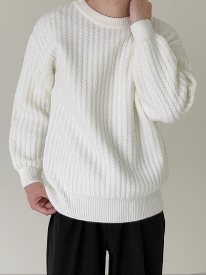 Relaxed Fit Strick-Sweater
