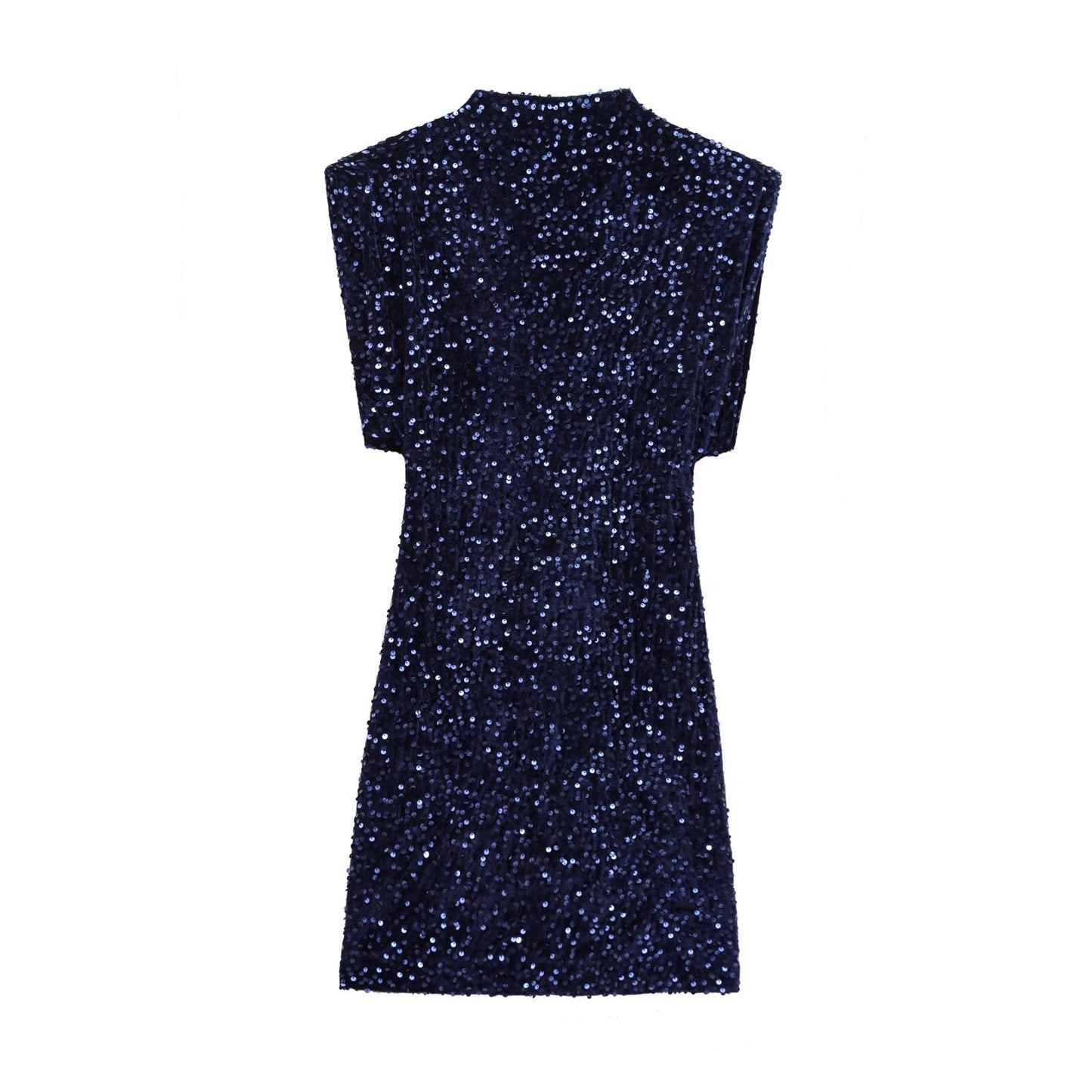 Mini-Kleid mit Glanzdetail