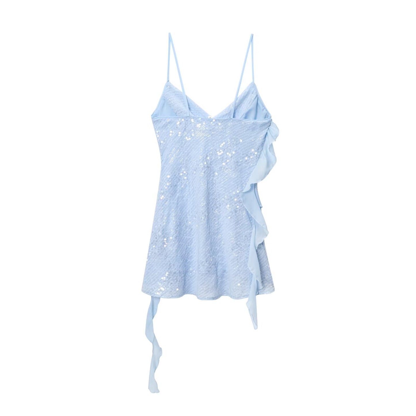 Slipkleid mit Pailletten