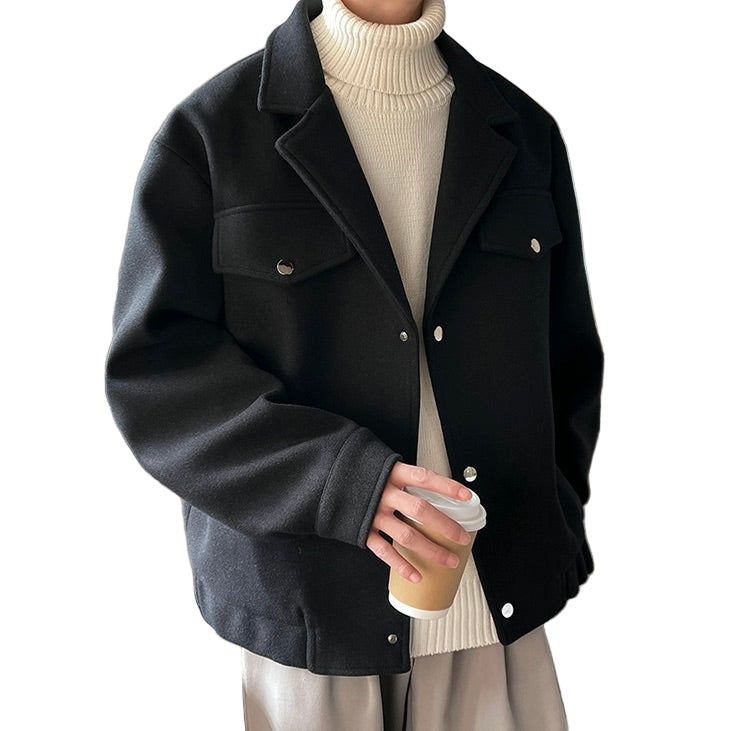 Wool Blend Overshirt Herren