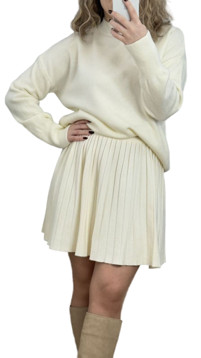 Co-Ord Set mit Oversize Pullover Damen