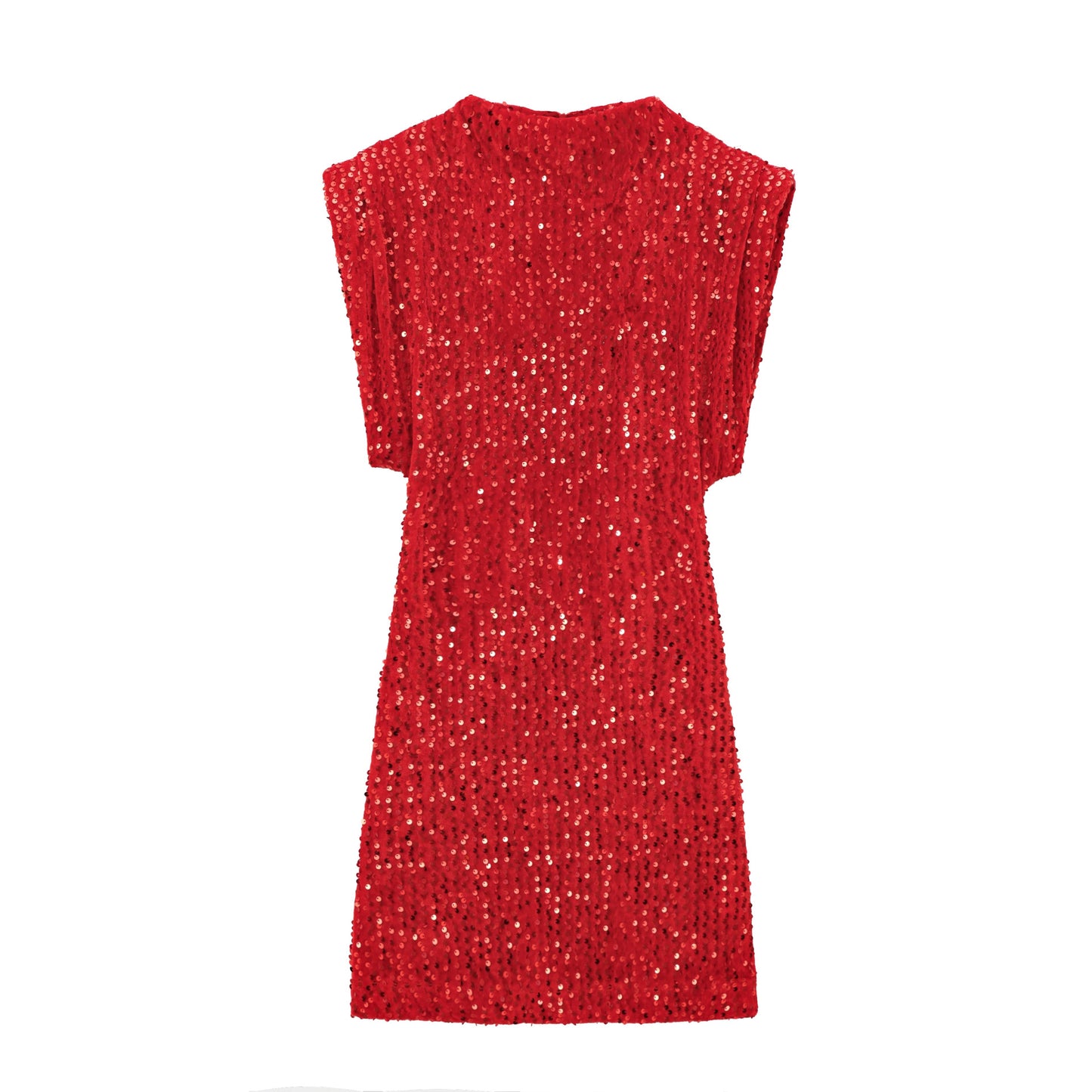 Mini-Kleid mit Glanzdetail