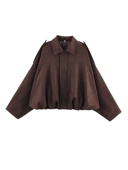 Oversized Bomberjacke mit Ballonärmeln