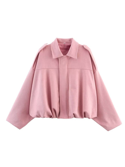 Oversized Bomberjacke mit Ballonärmeln