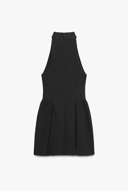 Mini-Kleid mit Drapiertem Effekt