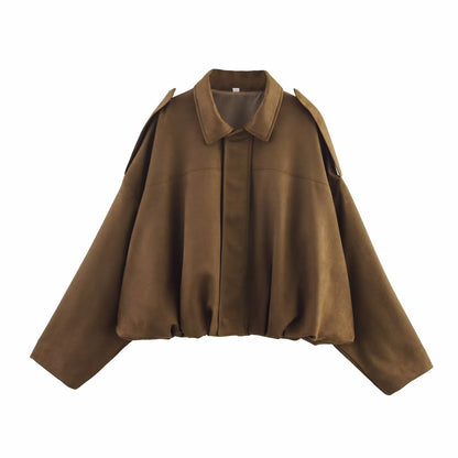 Oversized Bomberjacke mit Ballonärmeln