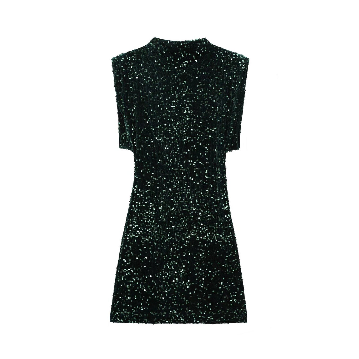 Mini-Kleid mit Glanzdetail