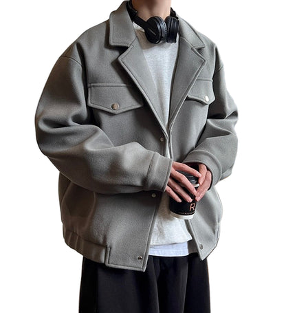 Wool Blend Overshirt Herren