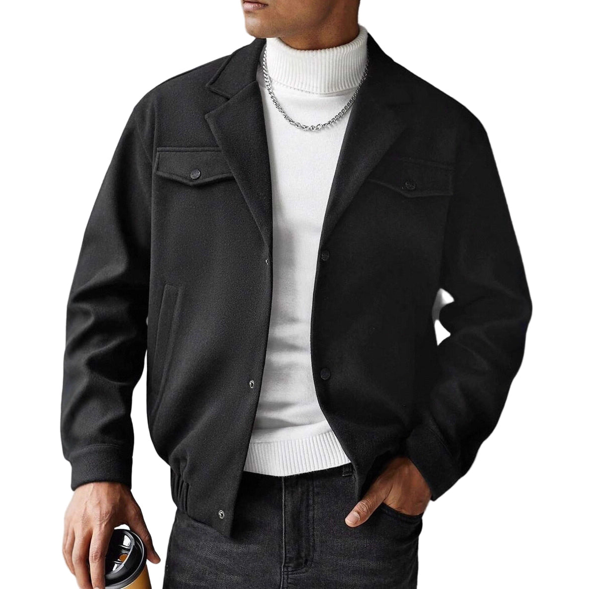 Minimal Utility Jacket Herren