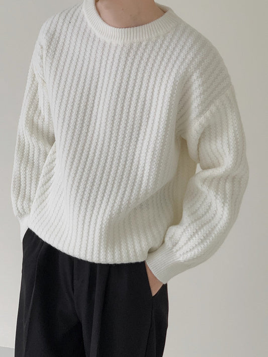 Relaxed Fit Strick-Sweater