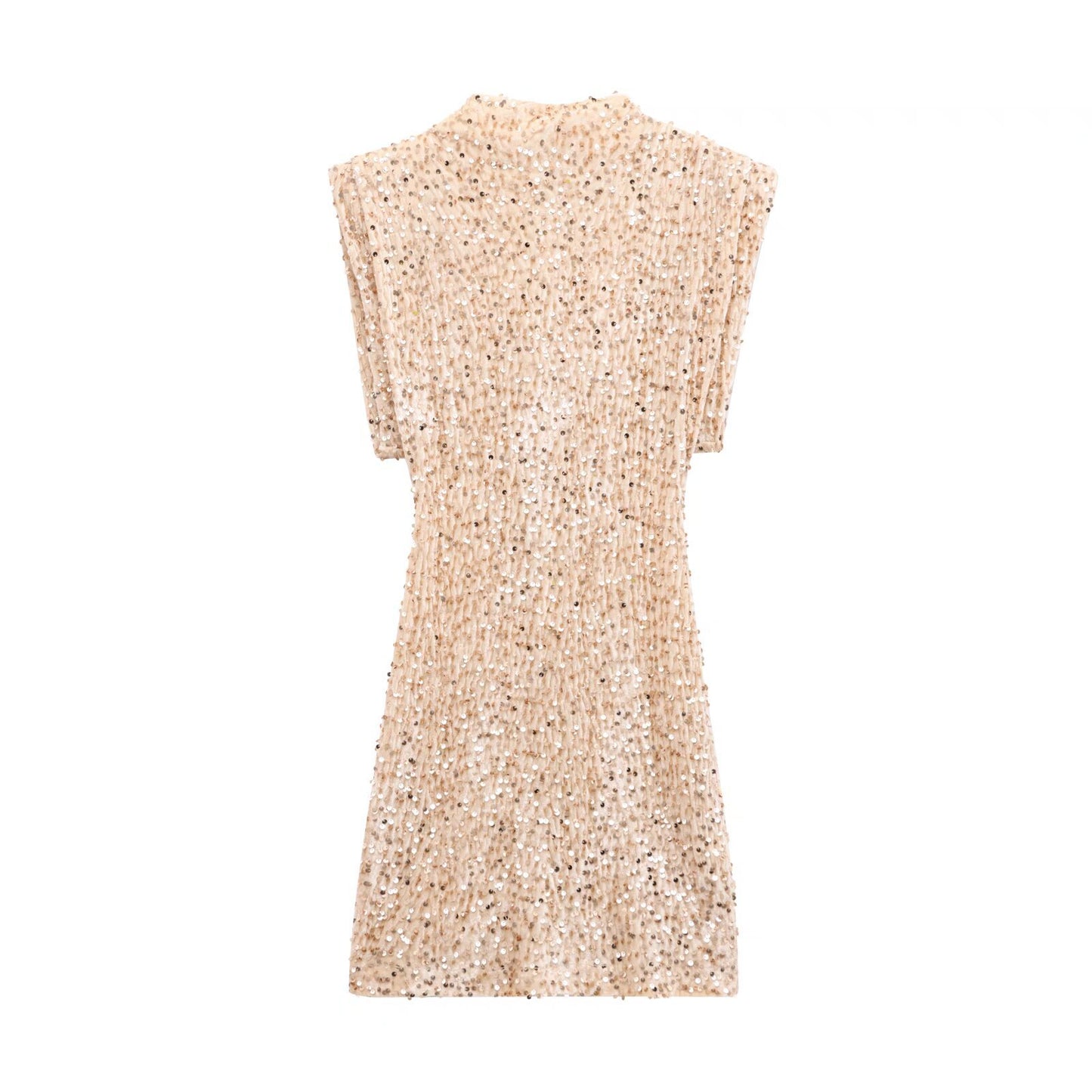Mini-Kleid mit Glanzdetail