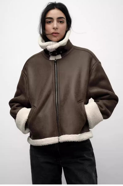 Warme Kurzmantel Jacke