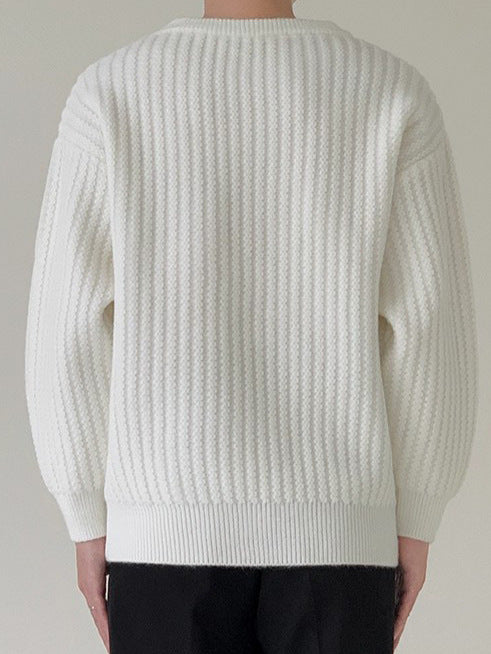 Relaxed Fit Strick-Sweater