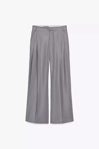 Linienfall Hose Damen
