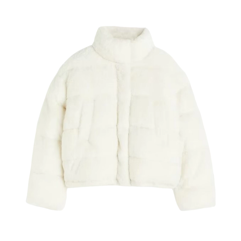 Teddy Puffer Jacket Damen