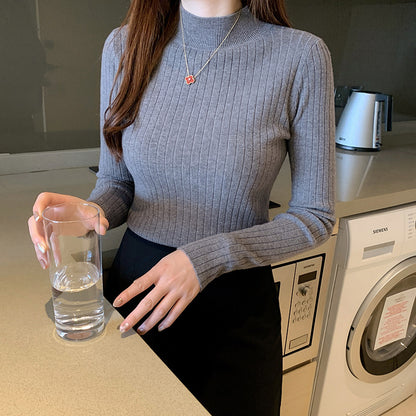 Geripptes Slim-Oberteil Damen