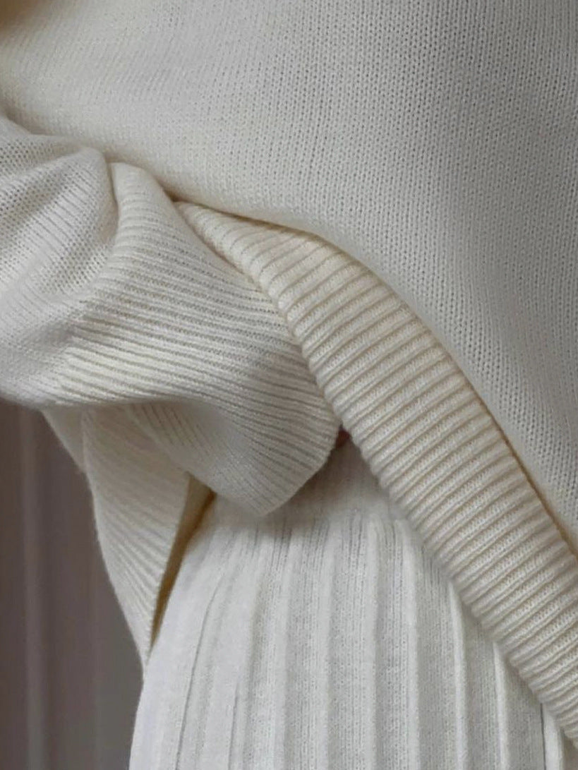 Co-Ord Set mit Oversize Pullover Damen