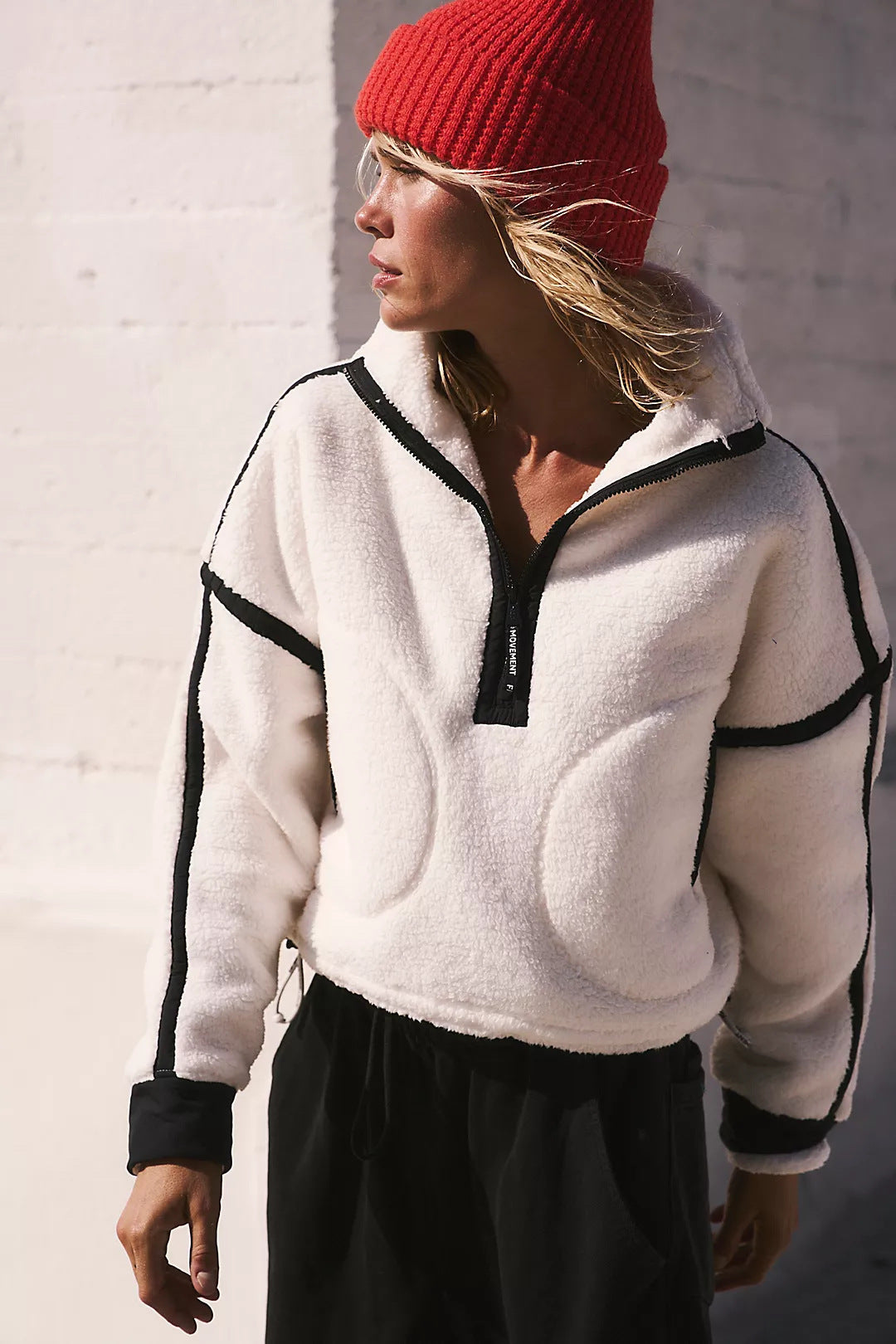 Sporty Fleece Pullover