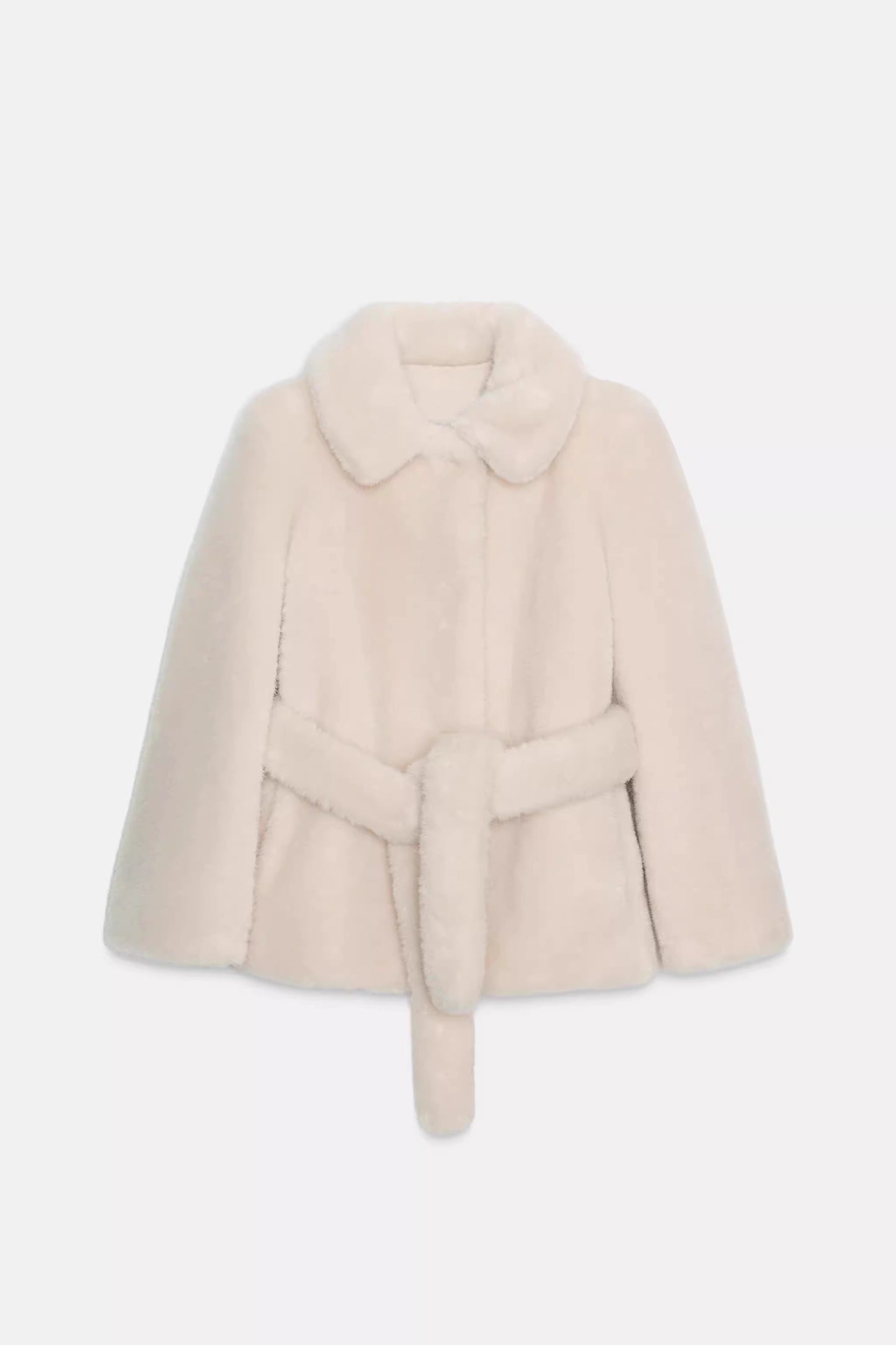 Kurze Fell-Mantel Damen