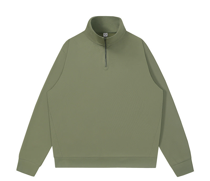 Oversized Half-Zip Sweatshirt
