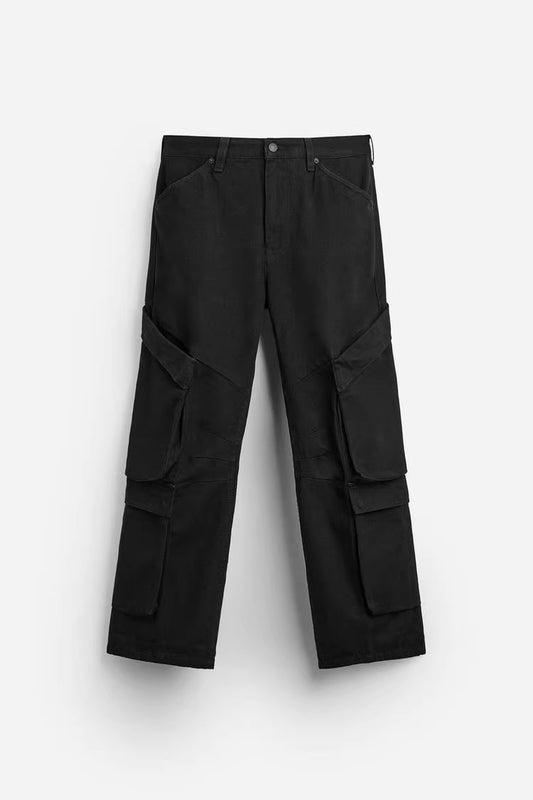 Loose-Fit Hose mit Seitentaschen