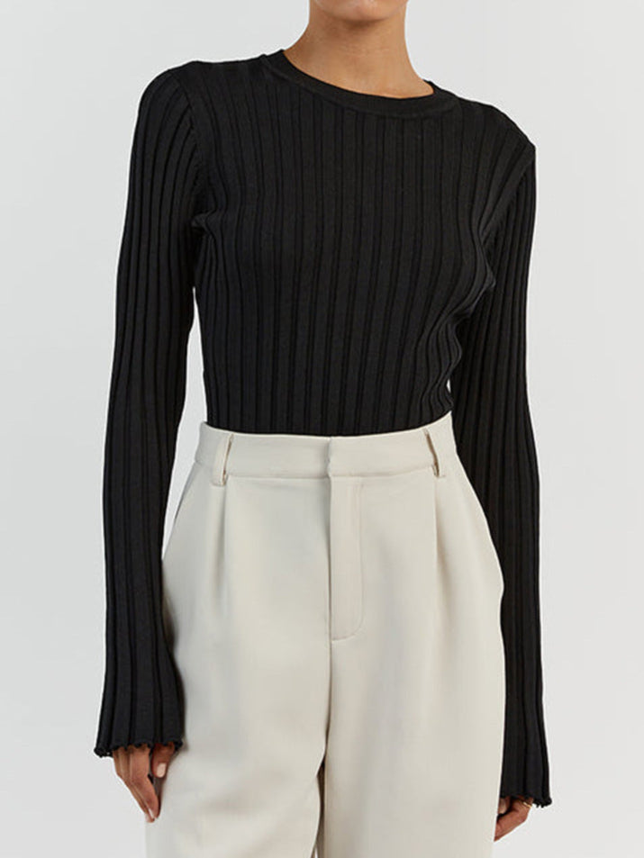 Feinstrick Longsleeve Damen