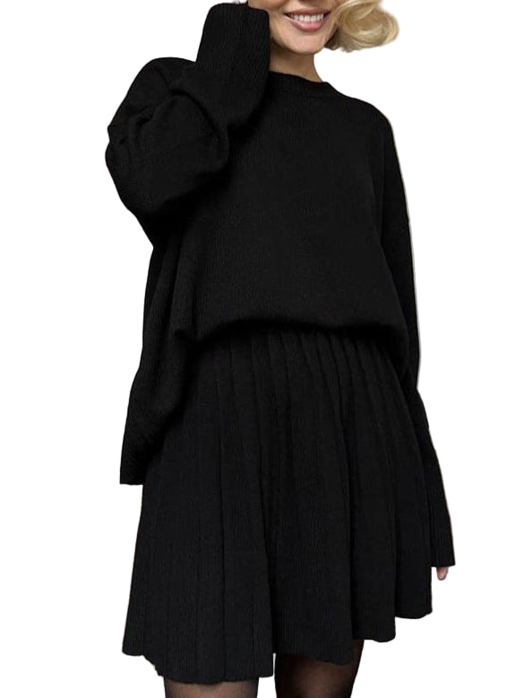 Co-Ord Set mit Oversize Pullover Damen