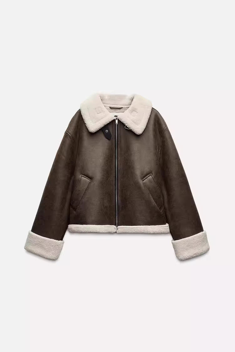 Warme Kurzmantel Jacke