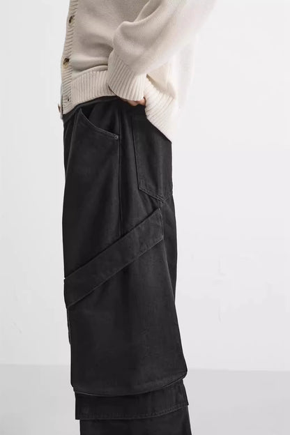 Loose-Fit Hose mit Seitentaschen