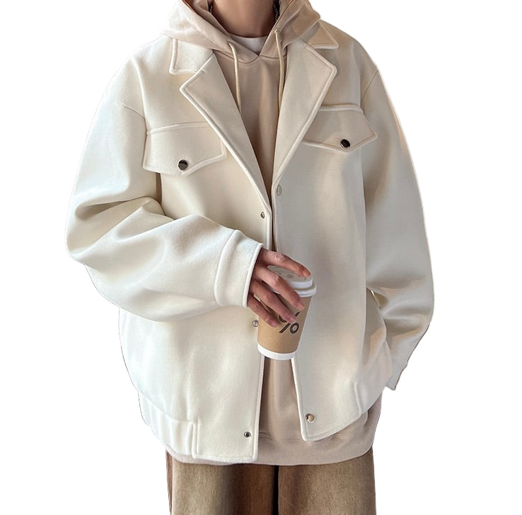 Wool Blend Overshirt Herren