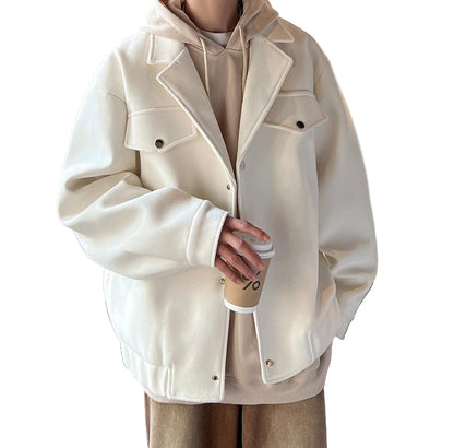 Wool Blend Overshirt Herren