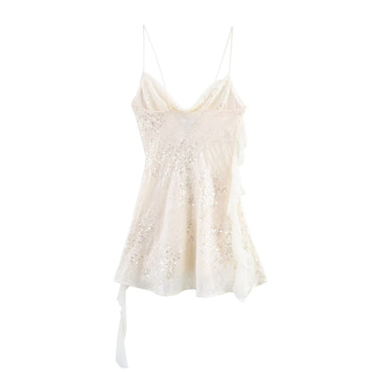 Slipkleid mit Pailletten